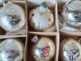 Set Kerstballen 9st.