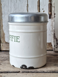 Emaille Koffieblik