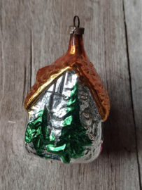 Vintage Kerstbal Huis