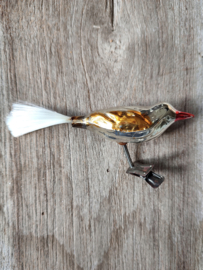 Oude Kerstbal Vogel