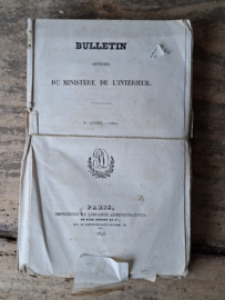 Bundel Bulletins 1845