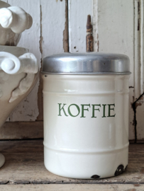 Emaille Koffieblik