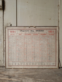 Calendrier 1894