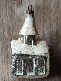 Vintage Kerstbal Kerk