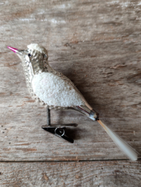 Oude Kerstbal Vogel