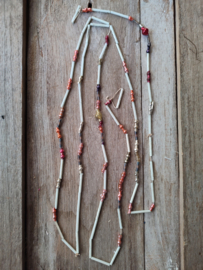 Kralenketting ketting 220cm.