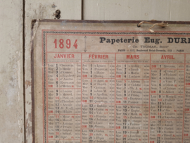 Calendrier 1894