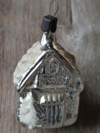 Vintage Kerstbal Huisje