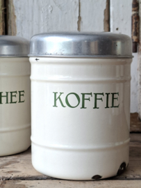 Emaille Koffieblik