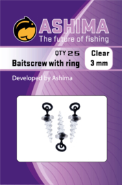 Ashima Baitscrew met 3 mm ring clear