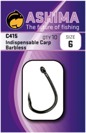 Ashima AS415 Indispensable carp barbless in sizes 2, 4, 6 and 8