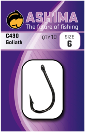 Ashima AS430 goliath hook in sizes 2, 4, 6 and 8.