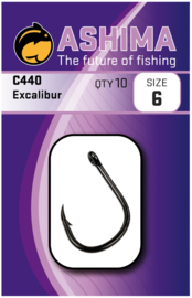 Ashima AS440 excalibur hook in sizes 2, 4, 6 and 8.