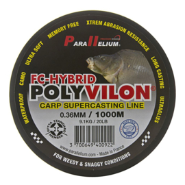 Parallelium supercasting fluoro carbon line