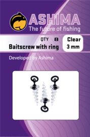 Ashima Baitscrew met 3 mm ring clear