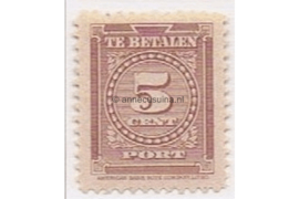 NVPH P34 Gestempeld (5 cent) Cijfer 1945