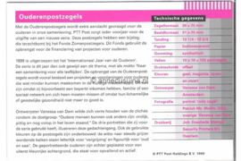 Nederland NVPH M207 (PZM207) Postfris Postzegelmapje Ouderenzegels 1999