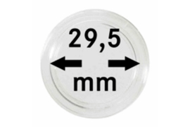 Hagelnieuw & Afgeprijsd! Lindner Muntcapsules 29,5 mm per 10 Stuks (Lindner 2250295P)