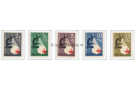 Nederland NVPH 661-665 Postfris Kankerbestrijding 1955