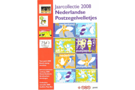 Nederland 2008 Postzegelvelletjes Jaarcollectie Compleet Postfris in Originele verpakking