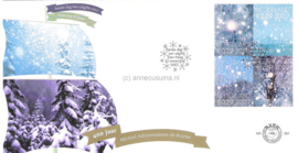 Nederland NVPH E561 Onbeschreven 1e Dag-enveloppe Decemberzegels op 2 enveloppen 2007
