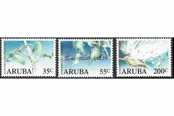 Aruba NVPH 57-59 Postfris Maripampunzegels 1989