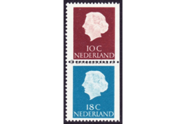 Nederland NVPH C21 Postfris rechts ongetand (10+18)
