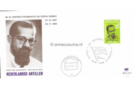 Nederlandse Antillen (Palmboom) NVPH E73 (E73P) Onbeschreven Mr. Dr. Moises F. de Costa Gomez 1972