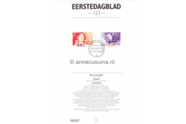 Nederland Importa EDB123 (NVPH 1561-1562) Eerstedagblad Radio Oranje 1993