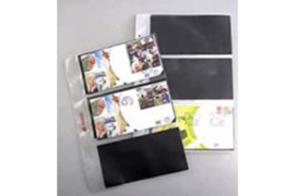 Zo goed als Nieuw! ; Gebruikt; DAVO G3 FDC Bladen met Zwarte kaartjes (Per stuk) / BEPAAL ZELF HET AANTAL STUKS!