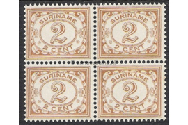 NVPH 72 Postfris (2 cent) (Blokje van vier) Cijfer 1913-1931