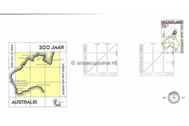Nederland NVPH E257 Onbeschreven 1e Dag-enveloppe 200 jaar Australie 1988