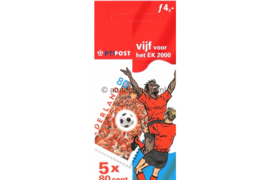 Nederland NVPH PB60 Postfris Postzegelboekje Vijf voor het EK2000 2000