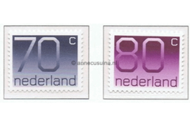 Nederland NVPH 1117-1118 Postfris Cijferserie (Crouwel-zegels) 1991