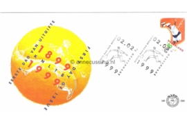 Nederland NVPH E399 Onbeschreven 1e Dag-enveloppe 100 Jaar KNLTB 1999