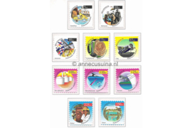 Nederlandse Antillen NVPH 1264a-1273a Postfris (Uit vel) Milleniumzegels Kleiner Formaat 1999