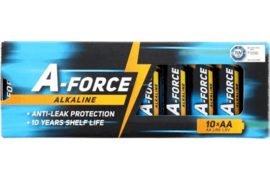 A-FORCE Alkaline Power 1,5 Volt Penlite Batterij (AA/LR06/MN1500; per 10 stuks)