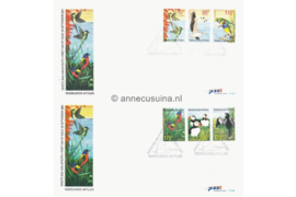 Nederlandse Antillen NVPH E329 Onbeschreven 1e Dag-enveloppe Vogels op 2 enveloppen 2001