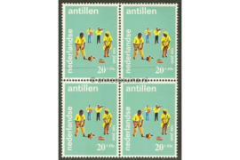 Nederlandse Antillen NVPH 412 Postfris (20+10 cent) (Blokje van vier) Folklore 1969