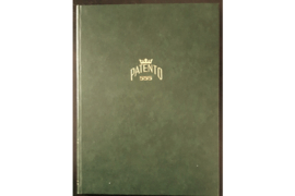 Gebruikt / Zeer Nette Staat Groen Patento 555 Insteekboek 16 Witte Bladzijden / 10 Pergamijn Stroken / Dubbele Pergamijn tussenbladen