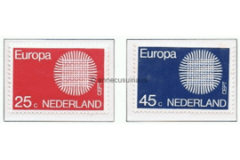 Nederland NVPH 971-972 Postfris Europa-CEPT 1970