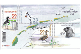 Nederland NVPH 2170 Gestempeld/CTO-Collect Club Blok Het Nederlandse Wad met 4 zegels van 0,39 euro meerkleurig  2003