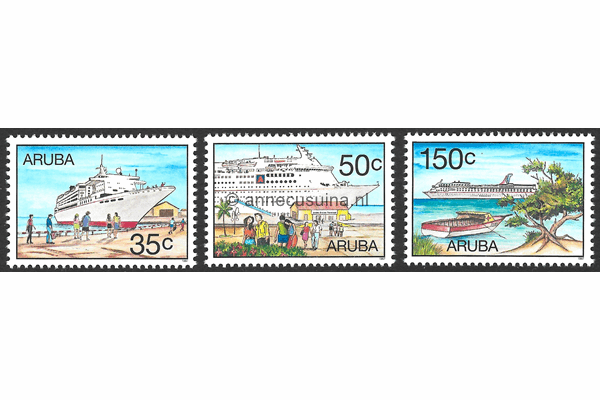 Aruba NVPH 197-199 Postfris Cruise Toerisme 1997
