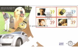 Nederland NVPH E483 Onbeschreven 1e Dag-enveloppe Persoonlijke postzegels: Bijzonder op 2 enveloppen 2003