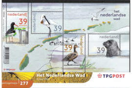 Nederland NVPH M277 (PZM277) Postfris Postzegelmapje Het Nederlandse Wad (2170) 2003