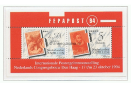 Nederlandse Antillen NVPH 1073 Postfris Blok FEPAPOST '94 1994