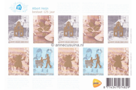 Nederland NVPH V2905-2908 Postfris Velletje 125 jaar Albert Heijn; Vel 10 x 1 2012