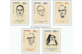 Nederlandse Antillen NVPH 1008-1012 Postfris Verdienstelijke personen 1992
