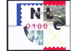 Nederland NVPH AU32 Postfris (100 cent) Nagler-strook, Voordrukzegel voor automaten 1997