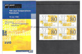 Nederland NVPH M189 (PZM189) Postfris Postzegelmapje Rabobank 1998